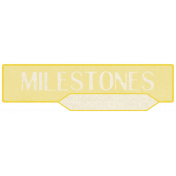 Oh Baby, Baby- Yellow Milestones Label