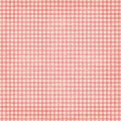 Christmas In July- Gingham Paper- Pink