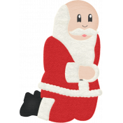 Christmas In July- CB- Sticker- Santa