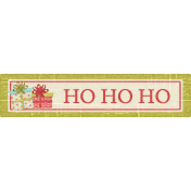 Christmas In July- CB- HO HO HO Wordart- Presents