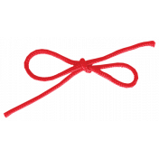 Christmas In July- CB- ButtonBow- Red