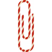 Christmas In July- Paperclip- White & Red