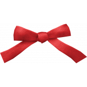 Christmas In July- CB- Red Felt Bow