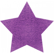 Spookalicious- Purple Star Sticker