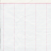 Notebook Paper-Blue & Pink