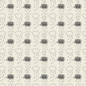 Rain 01 Paper- White & Black