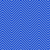 Chevron 03 Paper- Blue & White