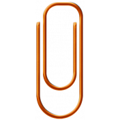 Orange Paper Clip 02