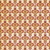 Damask Paper- Yellow & Pink 2