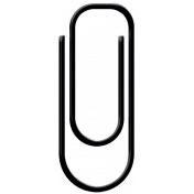 Black Paper Clip