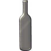 Silver Wine Bottle