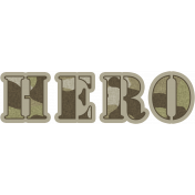 Army Hero Word Art