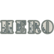 Air Force Hero Word Art