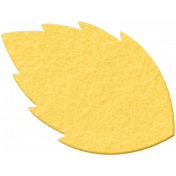 Felt Yellow Leaf