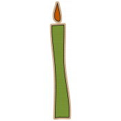 Birthday Candle- Green