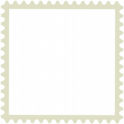 Vietnam Stamp Frame - 3x3 - Round Edge Grey