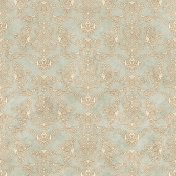 Damask 23 Paper- Tan & Gray