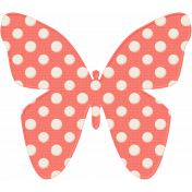 Inspire Butterfly- Pink & Polka Dot