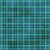 Plaid 23 Paper- Blue & Teal