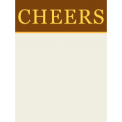 Boozy Beer Journal Block- Cheers