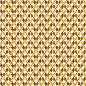 Boozy Beer Paper- Argyle Brown & Yellow
