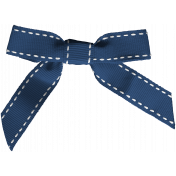 Thanksgiving Bow- Blue