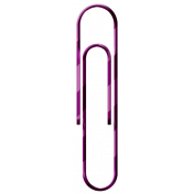 Brighten Up Paperclip- Purple