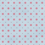 Snowflakes Paper- Blue & Pink