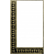 Egypt Scrap- Black & Gold Frame