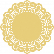 Doily 1- Yellow