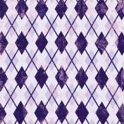 Argyle 18 Paper- Purple