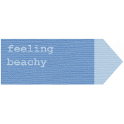 Coastal Label- Feeling Beachy