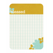 Blessed Journal Tag