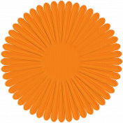 Paper Flower 14- Orange