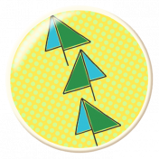 Sweet Summer- Round Sticker