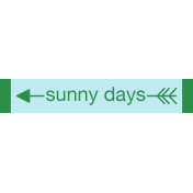 Sweet Summer- Sunny Days (R) Label