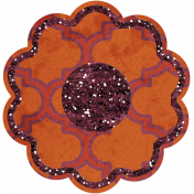 Bedouin Glitter Flower 01