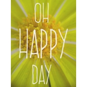 Garden Party Journal Cards- Oh Happy Day Journal Card