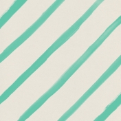 Garden Party Painted Stripes Paper- Teal
