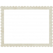 Slovenia Frame- Scalloped