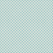 Polka Dots 23- Aqua & White