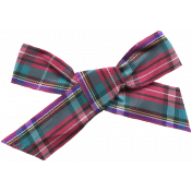 Autumn Art Bow- Tied Plaid