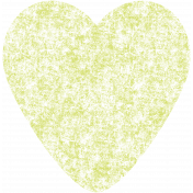 Kawaii Halloween Stamp- Green Heart