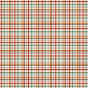 Plaid Paper 11- Red, Orange & Mint