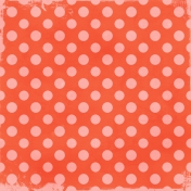 Polka Dots 35- Coral & Pink- Distressed