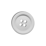 Blossom White Button