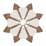 Brown Paper Flower 2