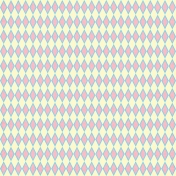 Argyle 26 Paper- Cream, Blue & Pink