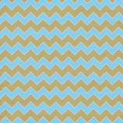 Chevron 07 Paper- Green & Blue