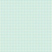 Houndstooth 01 Paper- Blue & White